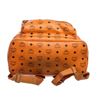 Image 4 : MCM Orange Visetos Coated Canvas Medium Stark Pyramid Crown Top Backpack