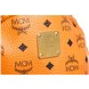 Image 5 : MCM Orange Visetos Coated Canvas Medium Stark Pyramid Crown Top Backpack