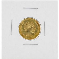 1859 France 10 Francs Gold Coin