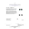 Image 4 : 1.19 ctw Alexandrite Stone Earrings - 14KT White Gold