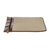Image 4 : Salvatore Ferragamo Beige Textured Canvas Brown Leather Trim Document Holder