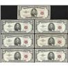 Image 1 : Lot of (7) 1953 & 1963 $5 Legal Tender Notes