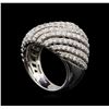 Image 4 : 14KT White Gold 2.10 ctw Diamond Ring