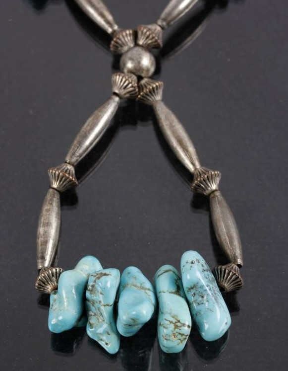 Navajo Cripple Creek Turquoise Necklace