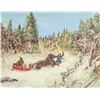 Image 1 : John E. Winter Landscape Scene Oil on Board