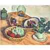 Image 1 : Dated 1975 Oil on Canvas Still Life Painting