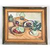 Image 2 : Dated 1975 Oil on Canvas Still Life Painting