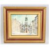 Image 2 : Thomas Keenan Oil on Board Old Montreal Cathedral