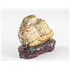 Image 2 : Chinese Stone Boulder with Wood Stand