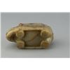 Image 2 : Qing Period Chinese Old Yellow Jade Elephant