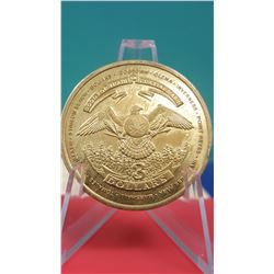 US 3 Dollars , Strength in community, token