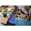 Image 2 : TWO BOXES OF CRAFT SUPPLIES