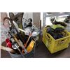 Image 2 : PAIL OF TOOLS AND PAINT SPRAY POT AND CRATE OF TOOLS