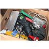 Image 1 : BOX OF TOOLS AND LIGHT AND HEATER