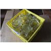 Image 1 : YELLOW CRATE OF CLEAR PYREX