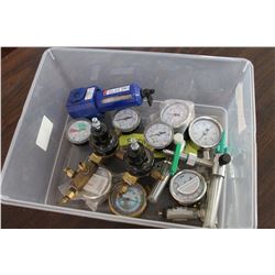 TRAY OF GAUGES