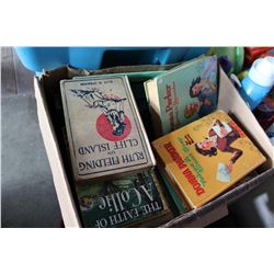 BOX OF VINTAGE HARDCOVER BOOKS