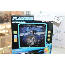 BRAND NEW FLASHING CRYSTAL BALL DRONE HEAT SENSORED