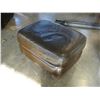 Image 1 : LEATHER OTTOMAN