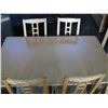 Image 2 : MAPLE DINING TABLE WITH LEAF AND 6 CHAIRS