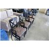 Image 2 : FOUR DINING CHAIRS