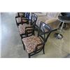 Image 3 : FOUR DINING CHAIRS