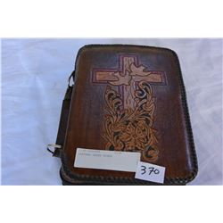 LEATHER CASED BIBLE