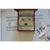 Image 2 : 10KT YELLOW GOLD DIAMOND CLUSTER EARRINGS WITH APPRAISEL $1200.00