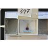Image 2 : STERLING SILVER GENUINE AMETHYST AND DIAMOND PENDANT AND CHAIN WITH APPRAISEL $700.00
