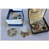 Image 2 : TWO BOXES OF RHINESTONE JEWELLRY ANIMAL MOTIF ETC