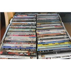 TRAY OF DVDS