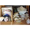 Image 1 : SHELF LOT OF COLLECTOR PLATES AND CHINA ETC