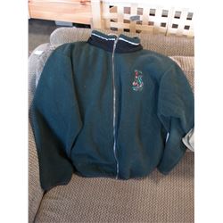 FIRST NATIONS WEST COAST TRAIL SOCIETY EMBROIDERED GUARDIANS FLEECE JACKET