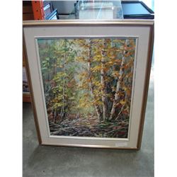 ORIGINAL PAINTING BY OTTO JEGODTKA CALLED AUTUMN LIGHT