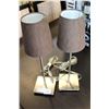 Image 2 : TWO MODERN TABLE LAMPS
