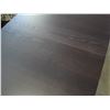 Image 2 : LARGE ESPRESSO FINISH DINING TABLE WITH TWO LEAFS AND SIX CHAIRS