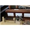 Image 2 : TABLE TOP PICTURE FRAME CANDLESTICKS AND RADIO AND SCALE