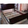 Image 2 : NEW AVENZA CHERRY FINISH QUEENSIZE SLEIGH BED FRAME