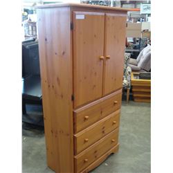 PINE WARDROBE DRESSER