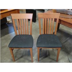 TWO DINING CHAIRS