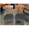 Image 1 : TWO DINING CHAIRS