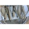 Image 2 : SILVER TRAY OF VINTAGE DENTAL TOOLS AND SIGN