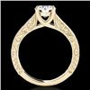 Image 2 : 1.82 CTW H-SI/I Certified Diamond Solitaire Ring 10K Yellow Gold - REF-339H3A - 34954