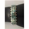 Image 1 : Vintage Turquoise Inlay and Sterling Silver Bracelet