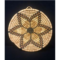 Vintage Hopi Coiled Basket, Second Mesa