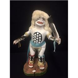 Folk Art Buffalo Dancer Kachina