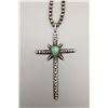 Image 1 : Vintage Heavy, Hand Wrought Cross Necklace