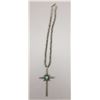 Image 3 : Vintage Heavy, Hand Wrought Cross Necklace