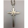 Image 5 : Vintage Heavy, Hand Wrought Cross Necklace