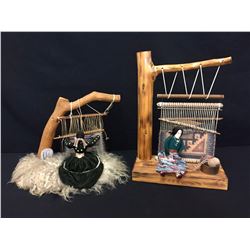 Pair of Vintage Navajo Weaving Samplers